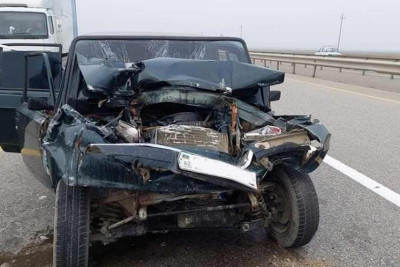 Qaradağda avtomobil hasara çarpılıb, sürücü ölüb
