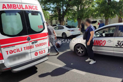 Bakıda “Prius” piyadanı vurub - FOTO