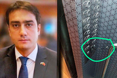 Hakimin lift düyməsini qırmasının səbəbi məlum oldu - SƏNƏD