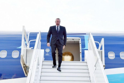 Prezident İlham Əliyev Türkiyəyə səfərə gedib