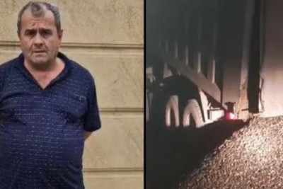 Polisə tabe olmayan yük avtomobilinin sürücüsü saxlanılıb