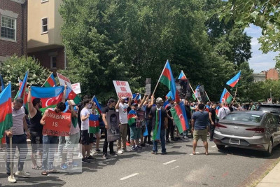 ABŞ-də soydaşlarımız Ermənistanın hərbi təxribatlarına etiraz ediblər