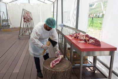 Talış kəndində otuz ildən sonra ilk dəfə qurban kəsilib