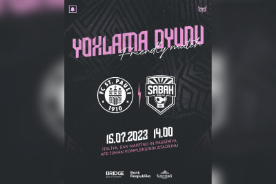 "Sabah" “Sankt-Pauli”ilə üz-üzə gələcək