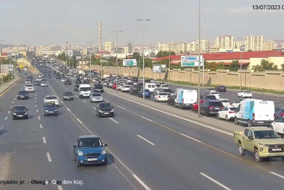 Bakıda tıxac olan yolların SİYAHISI