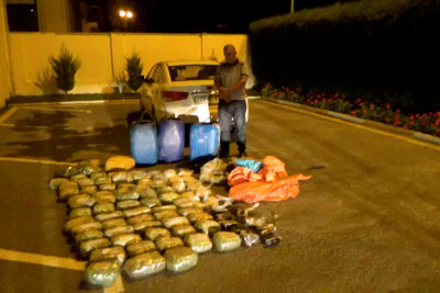 İrandan Azərbaycana 93 kiloqram narkotik gətirən daha bir nəfər saxlanılıb