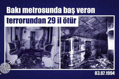29 il əvvəl Bakı metrosunda ermənilər tərəfindən təşkil olunan terror aktı törədilmişdir