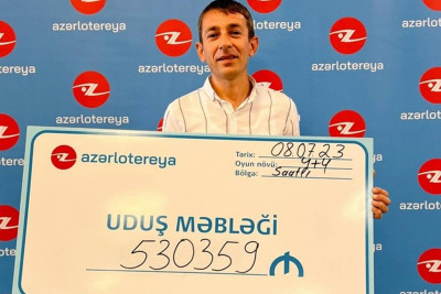 Lotereyada yarım milyon manat qazanmış şəxsin kimliyi bəlli oldu