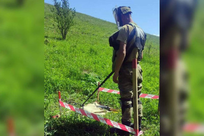 Azad edilmiş ərazilərdə aşkarlanan minaların sayı açıqlanıb