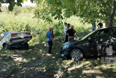 Oğuz rayonunda 3 avtomobil toqquşub