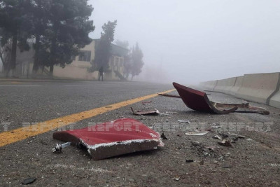 Biləsuvarda yol qəzası 4 nəfərin yaralanmasına səbəb olub