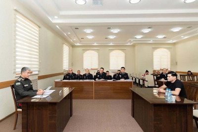 Vilayət Eyvazov Mingəçevirdə vətəndaşları qəbul edib