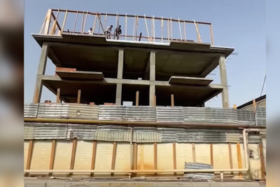 Bakıda layihədən kənara çıxan tikintinin qarşısı alınıb