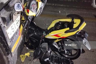Hacıqabulda motosikletçi avtoqəzada ölüb