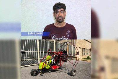Azərbaycana narkotikləri uçuş aparatı ilə keçirən İran vətəndaşı saxlanılıb