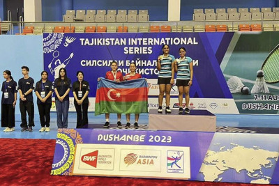 Azərbaycan badmintonçuları beynəlxalq turnirdə 3 medal qazanıblar
