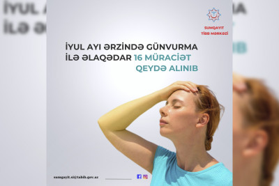 Sumqayıtda ötən ay 16 nəfəri gün vurub
