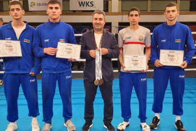 Azərbaycan boksçuları Avropa birinciliyində 2 qızıl, 2 bürünc medal qazanıblar