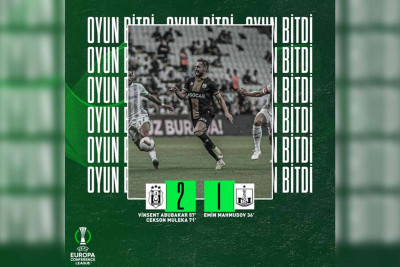 “Neftçi” “Beşiktaş”a məğlub olaraq avrokuboklarla vidalaşıb