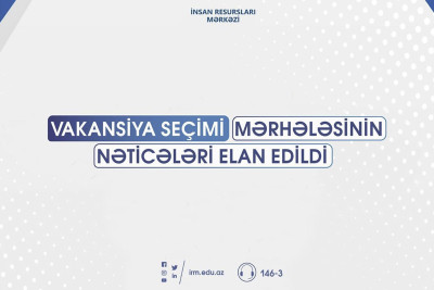 Müəllimlərin vakansiya seçimi mərhələsinin nəticələri açıqlanıb