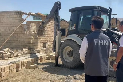 FHN: Şəmkir və Abşeronda qanunsuz tikililərin qarşısı alınıb
