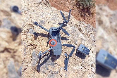 MN: Ermənistan silahlı qüvvələrinə məxsus kvadrokopter məhv edilib