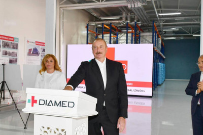 Bakıda “Diamed” dərman istehsalı zavodunun açılışı olub