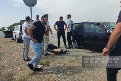 Kürdəmirdə ağır yol qəzası baş verib, ölən və xəsarət alanlar var