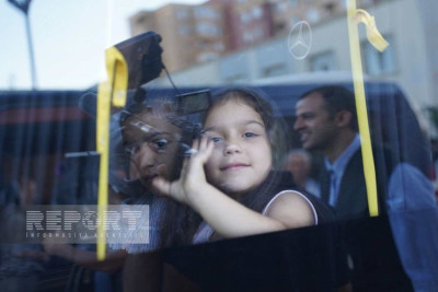 Füzuli şəhərinə növbəti köç karvanı yola salınıb