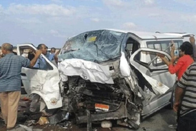 Zəvvarları daşıyan avtobus İraqda qəzaya uğrayıb