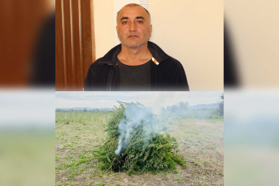 Oğuzda keçmiş məhkum narkotik satışına görə saxlanılıb