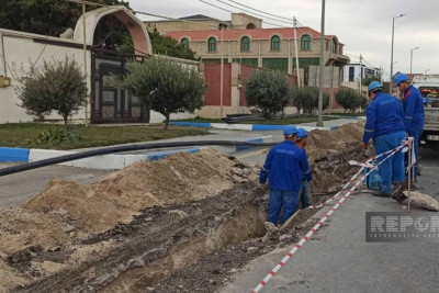 Sumqayıtda 3 minə yaxın sakinin yaşadığı əraziyə yeni su xətti çəkilir
