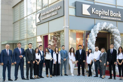 “Kapital Bank” “Ağ şəhər KOB Mərkəzi” filialını istifadəyə verib