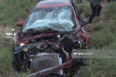 Abşeronda yol qəzasında 1 nəfər xəsarət alıb - FOTO