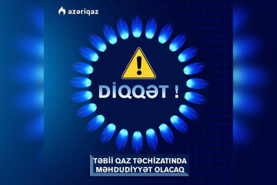 Bu gün Lökbatanın qaz təchizatında fasilə yaranacaq