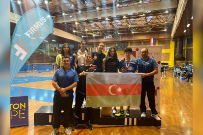 Yeniyetmə badmintonçularımız beynəlxalq turnirdə bürünc medal qazanıblar