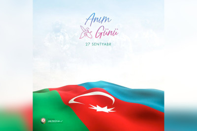 İlham Əliyev 27 Sentyabr - Anım Günü ilə əlaqədar paylaşım edib