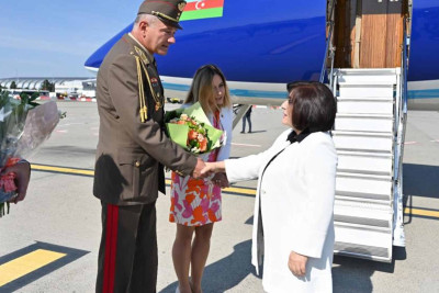 Sahibə Qafarova Macarıstana işgüzar səfərə gedib