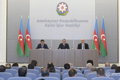 Azərbaycan XİN-də xarici diplomatlar üçün brifinq keçirilib