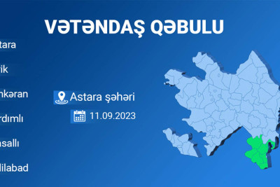 Rəqəmsal inkişaf və nəqliyyat naziri Astarada vətəndaşları qəbul edəcək