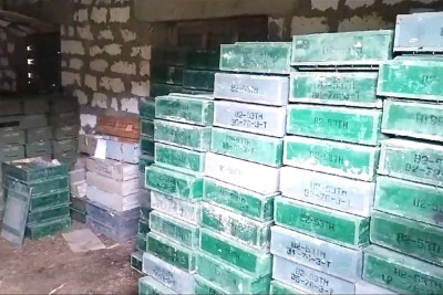 MN: Qozlukörpü yaşayış məntəqəsindəki fermada sursat anbarı aşkarlanıb - VİDEO