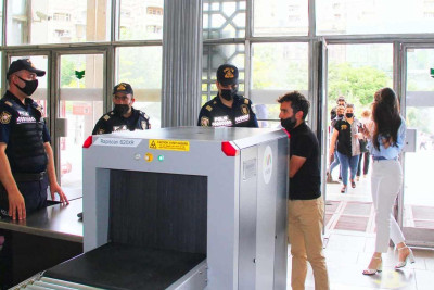Metronun 2 stansiyasına əlavə "X-Ray" aparatları yerləşdirilib