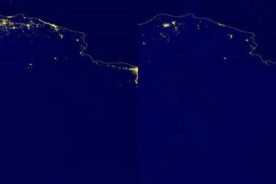 Liviyada “Daniel” qasırğasından sonra səhrada göllər və çaylar peyda oldu - FOTO