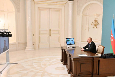İlham Əliyev İsrailin kənd təsərrüfatı və kənd yerlərinin inkişafı nazirini qəbul edib