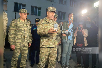 Ermənistan silahlı birləşmələrinə məxsus kvadrokopter müsadirə edilib