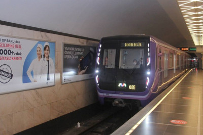 Bakı metrosu ötən ay 14,3 milyon sərnişin daşıyıb