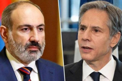 Nikol Paşinyan Antoni Blinkenlə telefon danışığı aparıb
