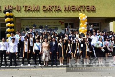 Biləsuvarda bir sinfin bütün şagirdləri ali məktəbə qəbul olublar