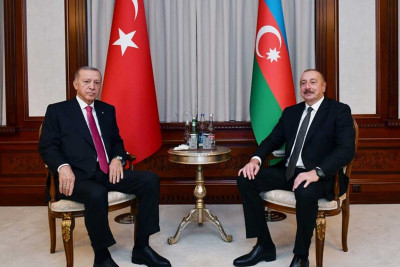 Naxçıvanda İlham Əliyev ilə Rəcəb Tayyib Ərdoğanın təkbətək görüşü başlayıb