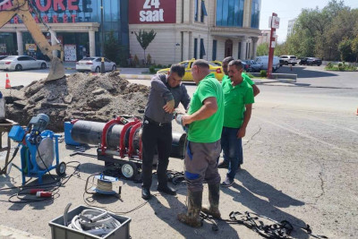 Naxçıvanda magistral su xəttində qəza olub: suyun verilişi dayandırılıb